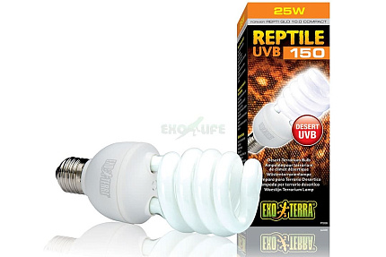 Лампа Reptile UVB150 former UVB10.0 Compact, 25W от магазина ExoLife