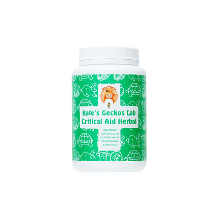 Кормовая добавка для травоядных рептилий Critical Aid Herbal, 100г от магазина ExoLife