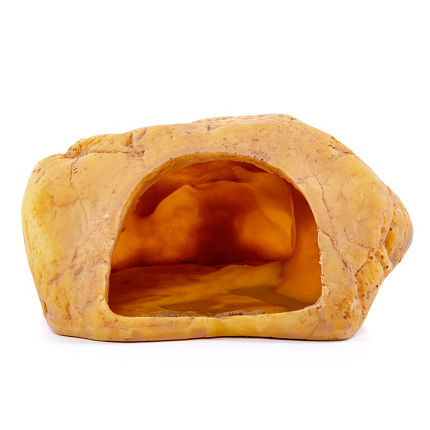 Укрытие для рептилий "Cozy Cave", бежевое, 16,5х10х5,5см от магазина ExoLife