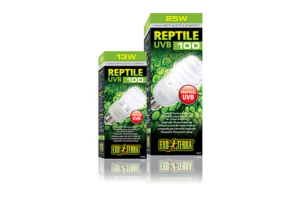 Лампа Reptile UVB100 former UVB5.0 Compact, 25W от магазина ExoLife