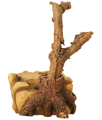 Декорация для террариумов "Cave with branch", 25х17х27см от магазина ExoLife