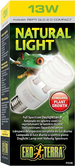 Лампа Reptile Natural Light former UVB2.0 Compact, 13W от магазина ExoLife