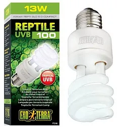 Лампа Reptile UVB100 former UVB5.0 Compact, 13W
