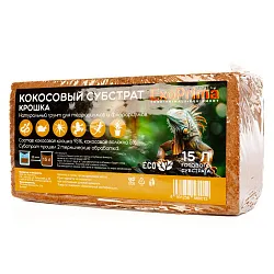 Субстрат кокосовый для террариумов, зеленый, универсальный, 80/20, 2,5л