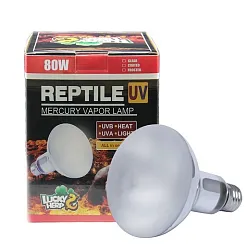 Лампа LuckyHerp Coated Reptile Mercury Vapor Lamp UVB 10.0, 80W