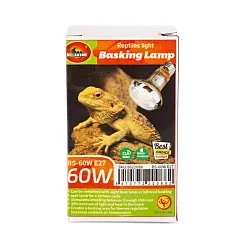 Лампа обогрева "Basking Lamp", 60Вт, 6.3х6.3х10см